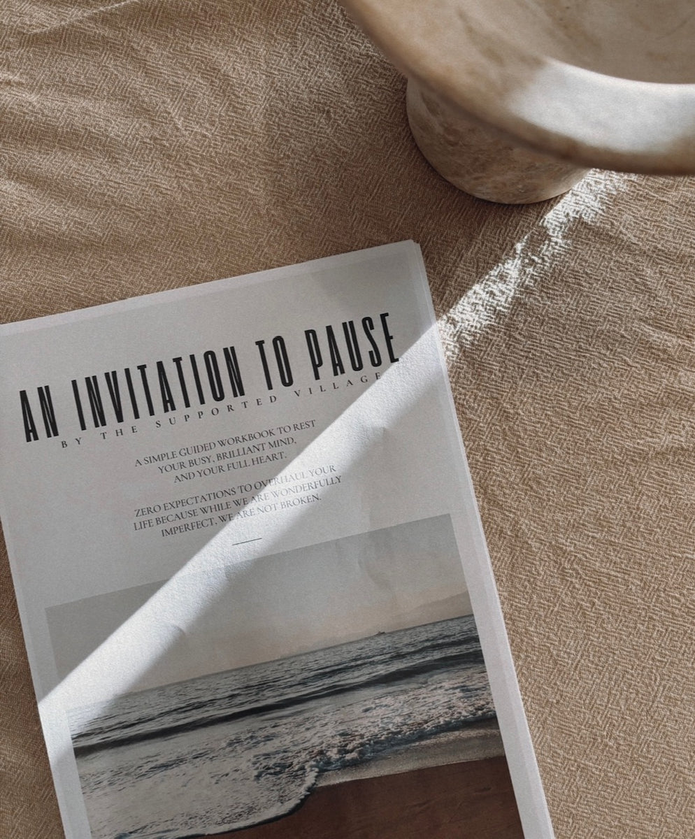 January Workbook: An Invitation to Pause – The Supported Village