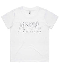 Load image into Gallery viewer, It Takes a Village Cube Tee (White)